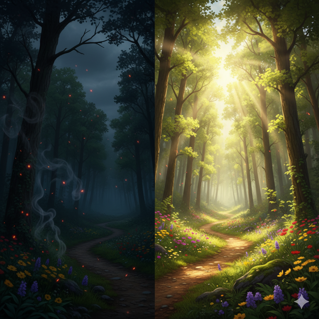Forest Path – Day/Night
